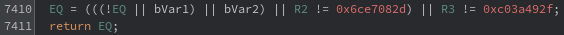 Image 12: Decompiled return value of the virtual function.