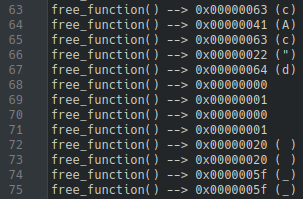 Image 9: Unhelpful output of instrumentation.