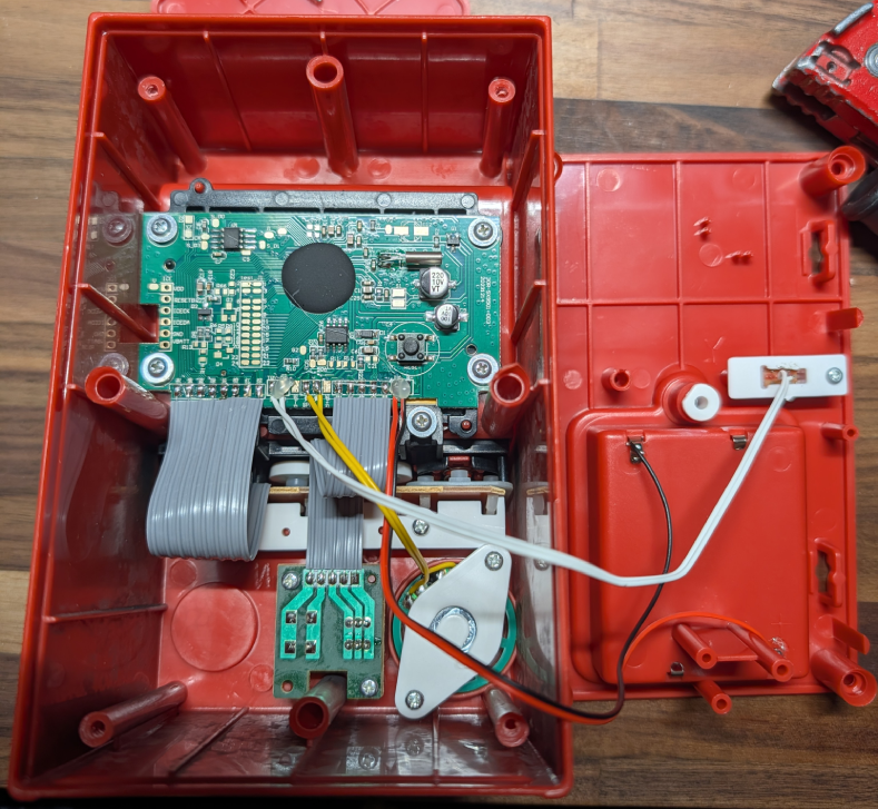 Image 1: The mini arcade cabinet opened up.