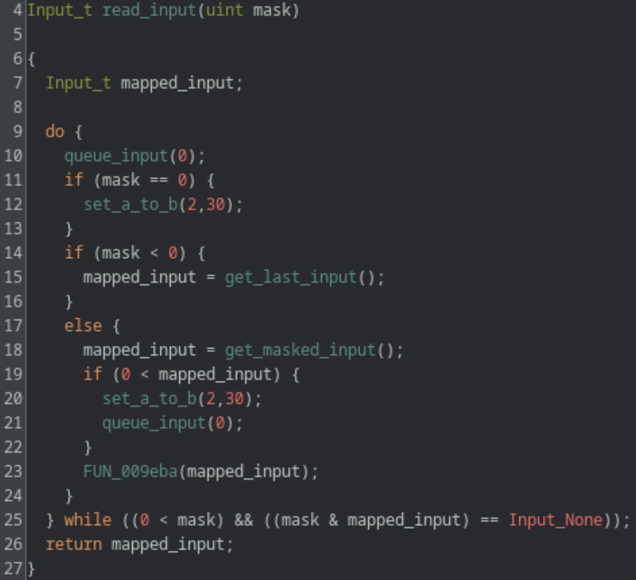 Image 7: The decompiled read_input function.